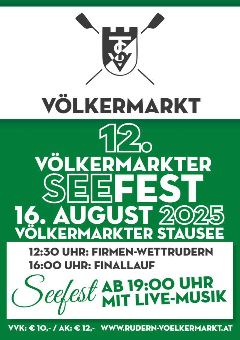 12. Firmenrudern mit großem Seefest 2025